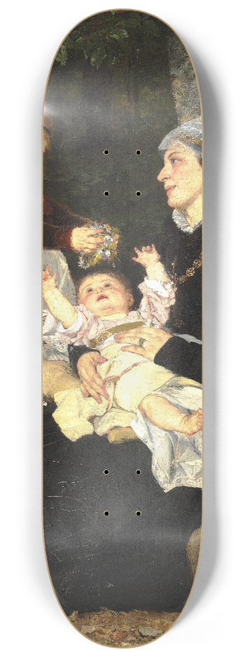 Bertha Wegmann - En Ammes Besg 8.25 inch art skate deck