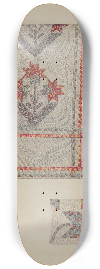 Betty Jacob - Quilt 8.25 inch art skate deck