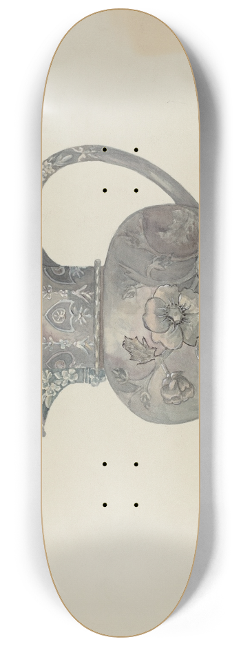 Beulah Bradleigh - Pewter Creamer 8.25 inch art skate deck