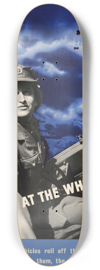 Beverly Pick - ATS at the Wheel 8.25 inch art skate deck