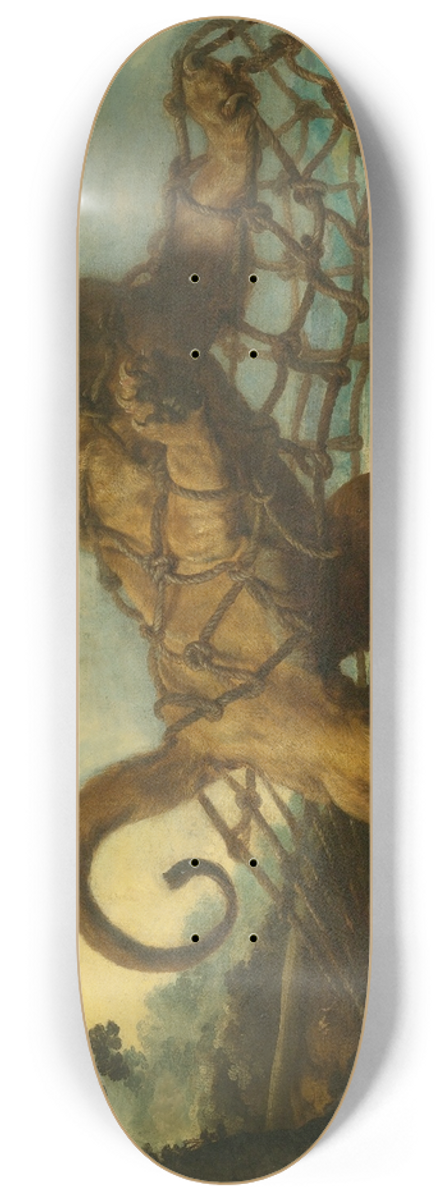 Frans Snyders - The Lion And The Mouse 8.25 inch art skate deck