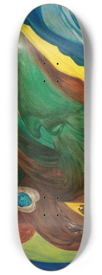 B. Jesus Newton - Untitled II 8.25 inch art skate deck