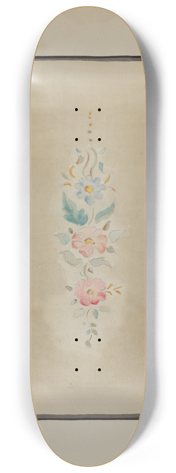 Blanche Waterbury - Panel from Hall Lantern 8.25 inch art skate deck