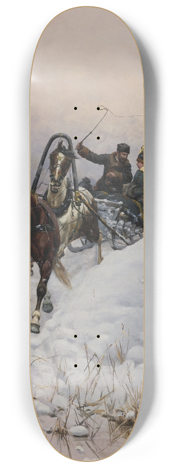 Bohdan von Kleczynski - Sleigh Ride 8.25 inch art skate deck