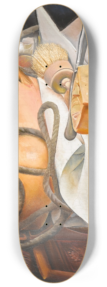 Boris Grigoriev - Still Life with Candle 8.25 inch art skate deck