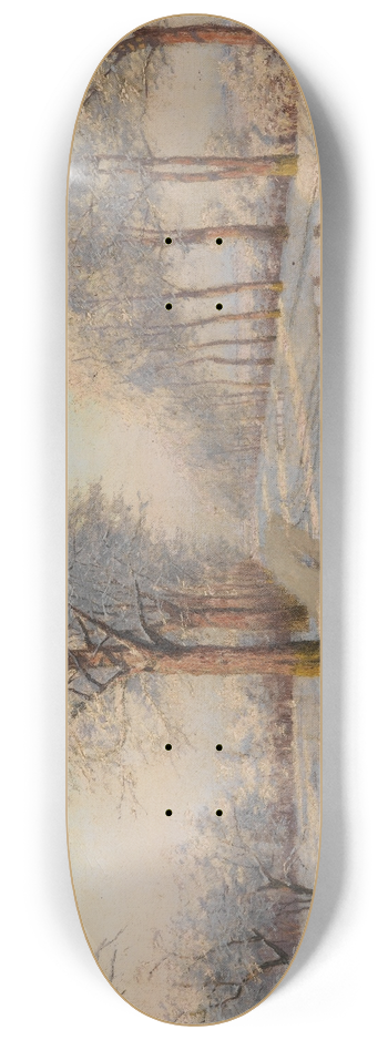 Boris Vasilievich Bessonov - Winter Sunset 8.25 inch art skate deck