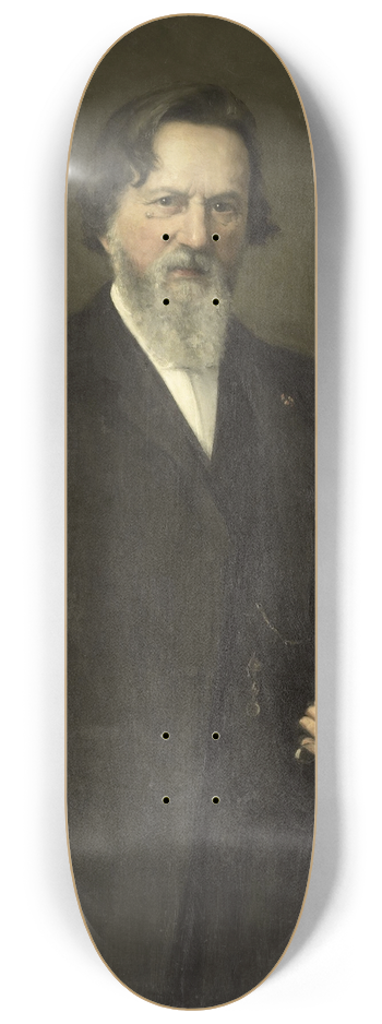 Bramine Hubrecht - Professor Franciscus Donders (1818-1889), Physiologist and Opthalmologist 8.25 inch art skate deck