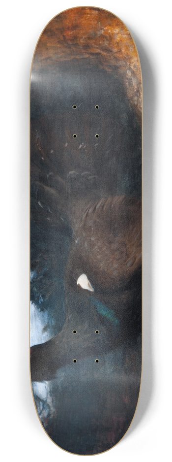 Bruno Liljefors - The mating of the Capercaillies 8.25 inch art skate deck