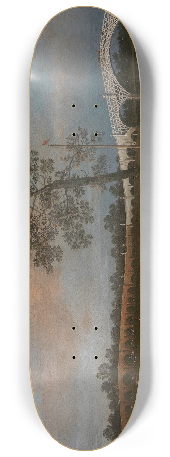 Canaletto - Old Walton Bridge 8.25 inch art skate deck