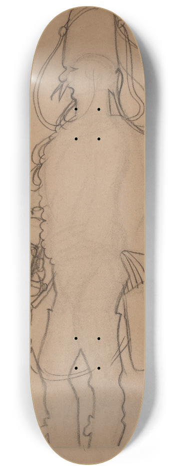 Caran d'Ache - Esquisse pour une ombre de hussard 8.25 inch art skate deck