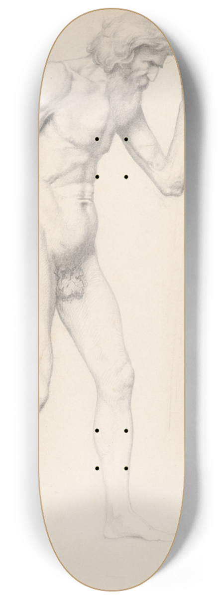 Frantiek Klimkovi - Study of an old mans act 8.25 inch art skate deck