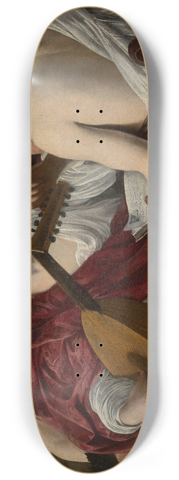 Caravaggio - The Musicians 8.25 inch art skate deck