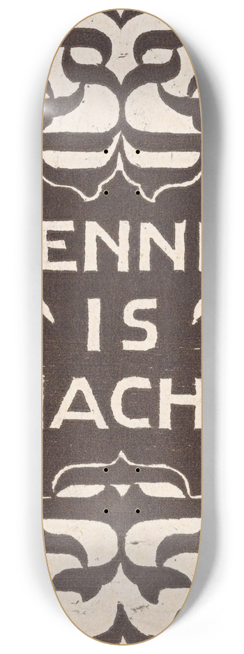 Carel Adolph Lion Cachet - Kennis is macht 8.25 inch art skate deck