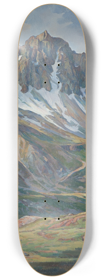 Carl Albert von Salis - Mount Lagrev 8.25 inch art skate deck