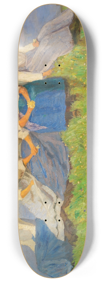 Carl Bantzer - The Young Girls (Study) 8.25 inch art skate deck