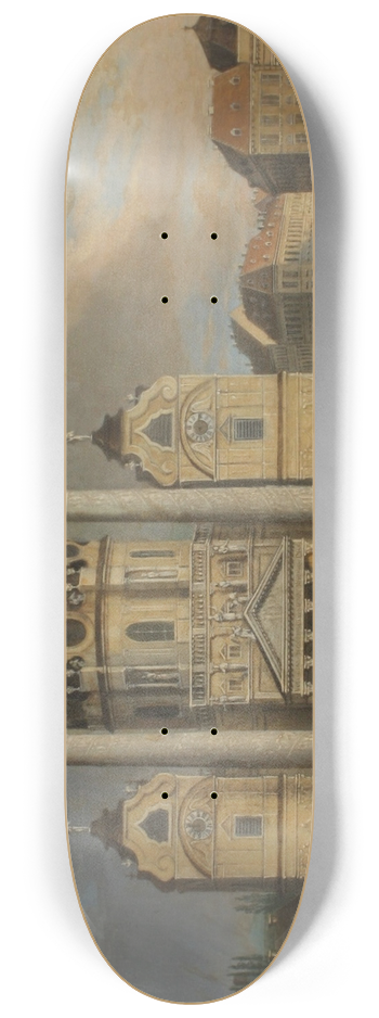Franz Alt - Blick auf die Karlskirche 8.25 inch art skate deck