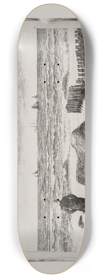 Carl Bloch - Blsevejr Sstykke 8.25 inch art skate deck