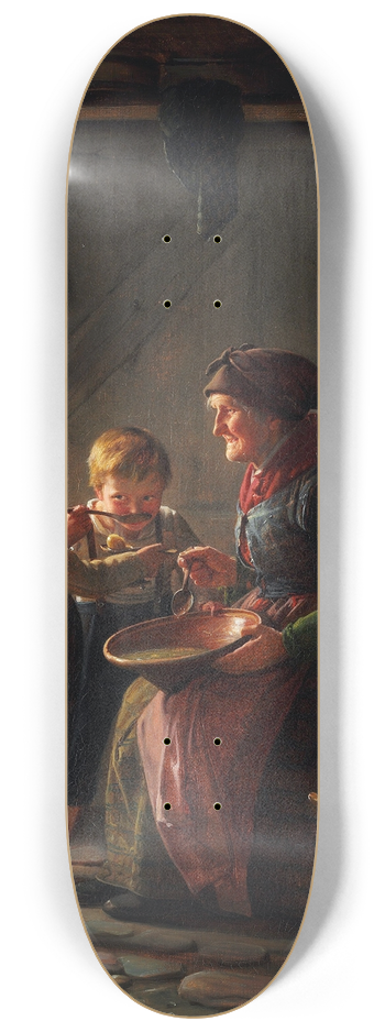 Carl Bloch - Et Maaltid 8.25 inch art skate deck