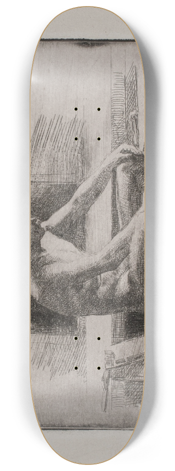 Carl Bloch - Lille badende mand 8.25 inch art skate deck