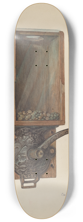 Carl Buergerniss - Coffee Mill 8.25 inch art skate deck