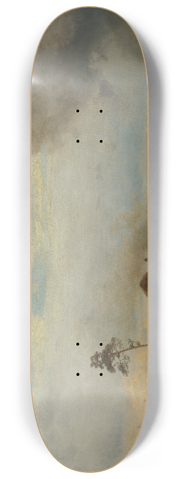 Carl Friedrich Lessing - Polnisches Biwak in der Heide 8.25 inch art skate deck