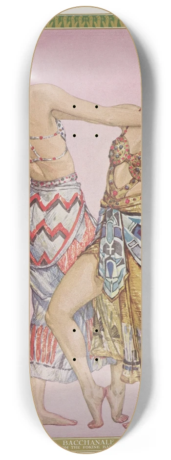 Carl Link - Bacchanale 8.25 inch art skate deck