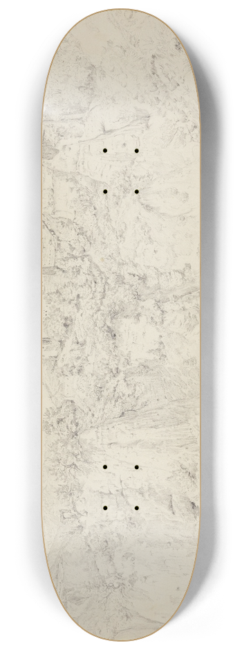 Carl Ludwig Frommel - Schlo Tyrol 8.25 inch art skate deck