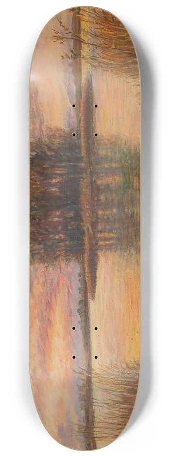 Carl Massmann - Tageserwachen. Prater. Heustadlwasser 8.25 inch art skate deck