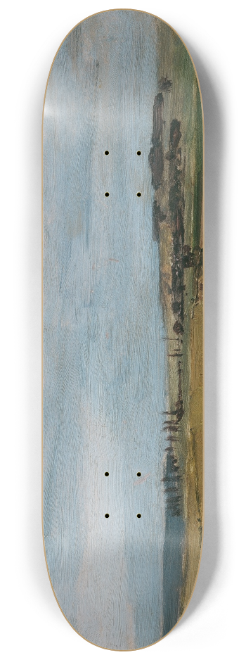 Carl Moll - Stimmungsstudie Abend, Michelhausen (Plankenberg) 8.25 inch art skate deck