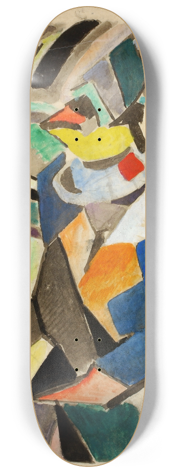 Carl Newman - Abstract 8.25 inch art skate deck