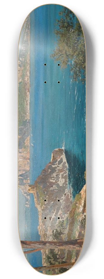 Carlo Brancaccio - Capri From Sorrento 8.25 inch art skate deck