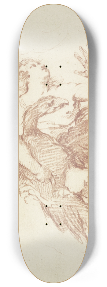 Carlo Maratta - Ganymed on the eagle 8.25 inch art skate deck