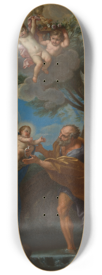 Carlo Maratti - The Flight into Egypt 8.25 inch art skate deck
