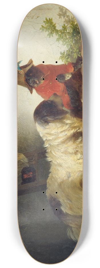 Carl Pischinger - Gute Freunde 8.25 inch art skate deck