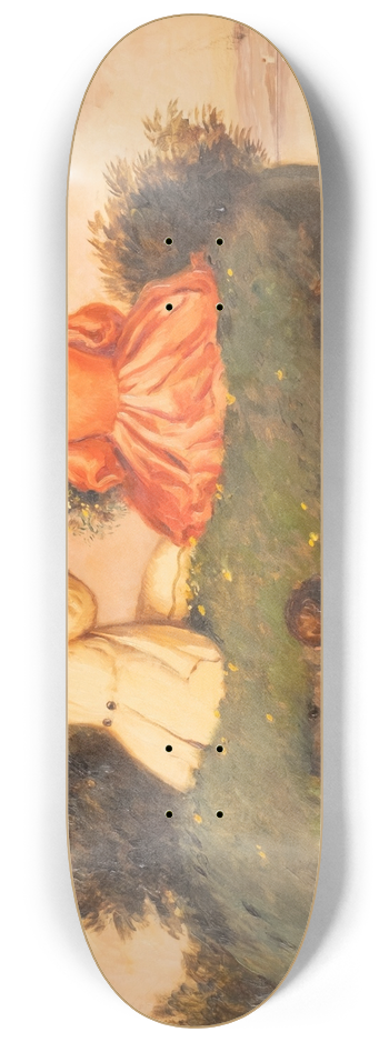 Carl Plckebaum - Liebespaar Und Frecher Faunus 8.25 inch art skate deck