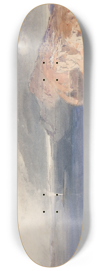 Carl Rottmann - Santorini (Thira) 8.25 inch art skate deck