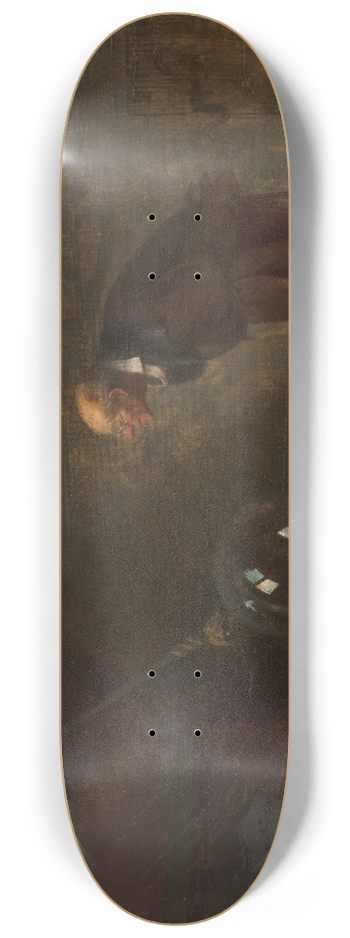 Carl Spitzweg - The alchemist 8.25 inch art skate deck