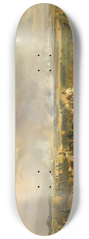 Albrecht Adam - Die Schlacht bei Szeged 8.25 inch art skate deck