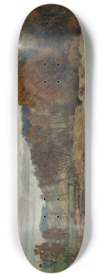 Carl Theodor Meyer-Basel - Landscape near Hauptwil 8.25 inch art skate deck