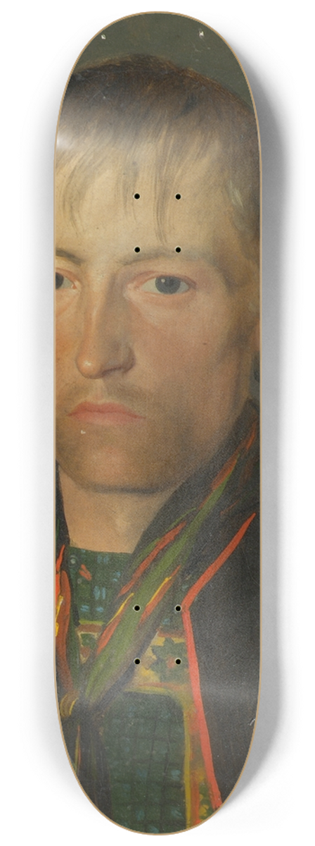 Franz Gasser - Portrt eines Bauern 8.25 inch art skate deck