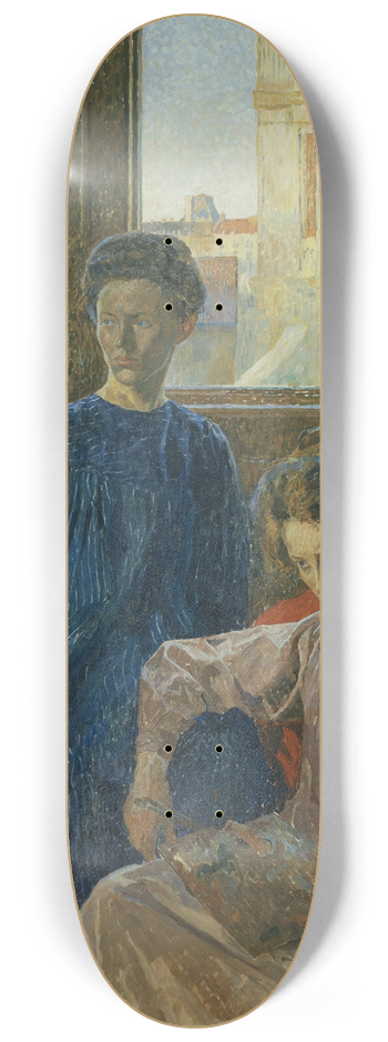 Carl Wilhelmson - Woman Painters 8.25 inch art skate deck