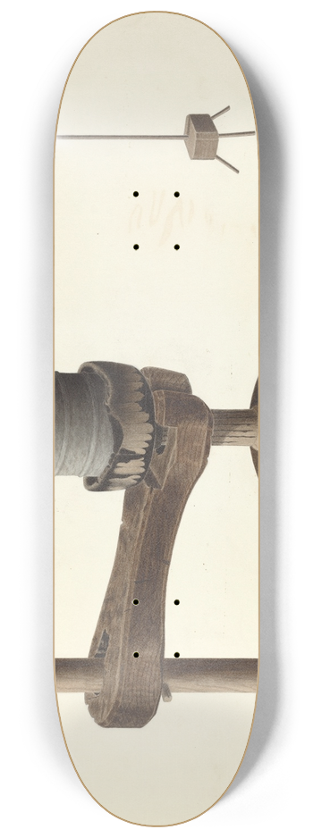Carol Larson - Zoar Floor Lighting Device 8.25 inch art skate deck