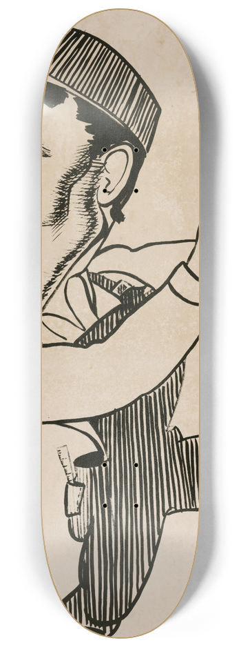 Carol Lobser - War Bond Poster 8.25 inch art skate deck