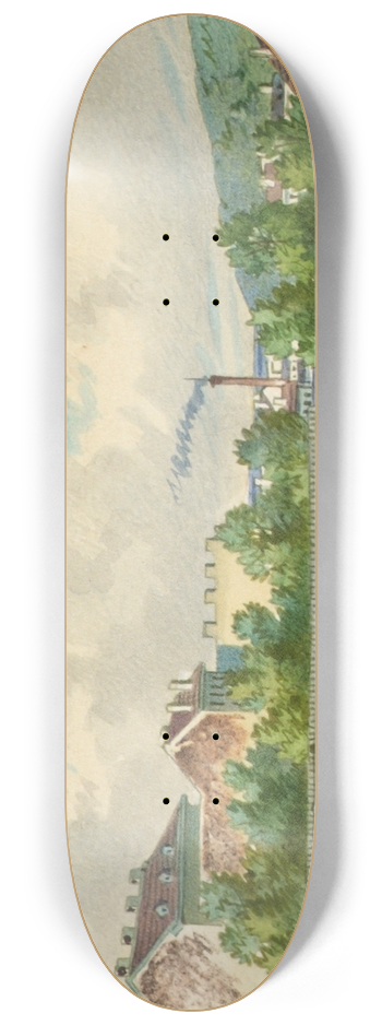 Franz Gerasch - Der Whringer Grtel in Wien 8.25 inch art skate deck