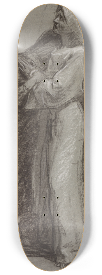 Carolus-Duran - Light and Shadow 8.25 inch art skate deck