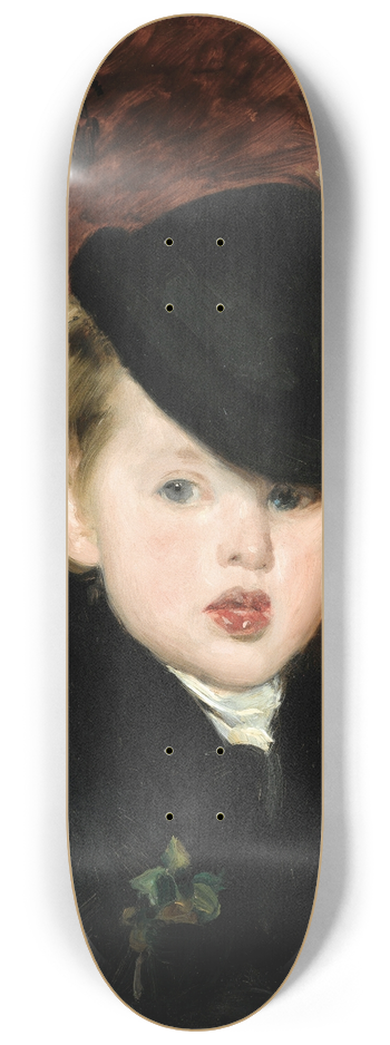 Carolus-Duran - Portrait De Louis Ghmar Lain 8.25 inch art skate deck
