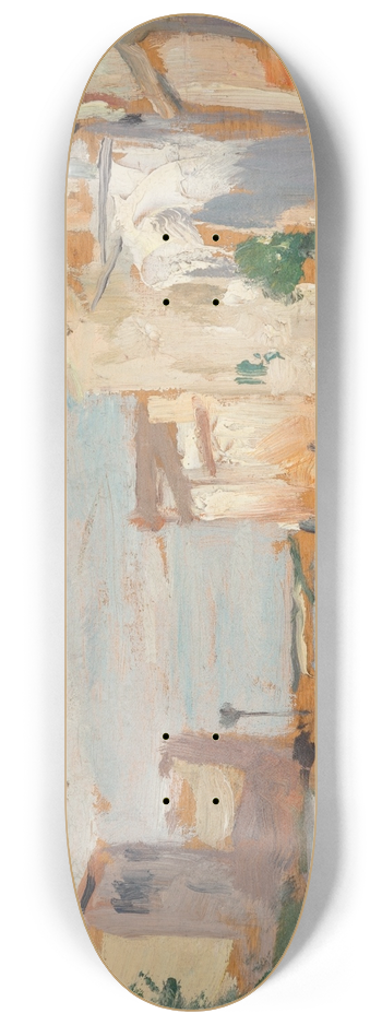 Carolus-Duran - View of Venice 8.25 inch art skate deck