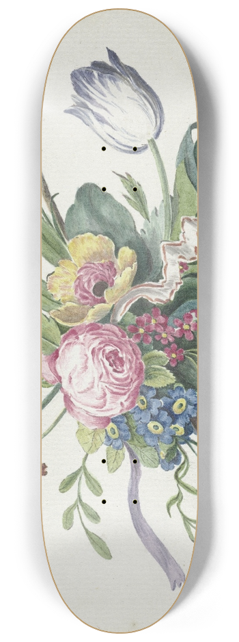 Catharina Wilhelmina Schweickhardt - Bloemstuk 8.25 inch art skate deck