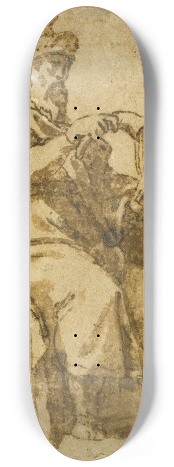 Cesare Nebbia - Samuel Enthroned 8.25 inch art skate deck