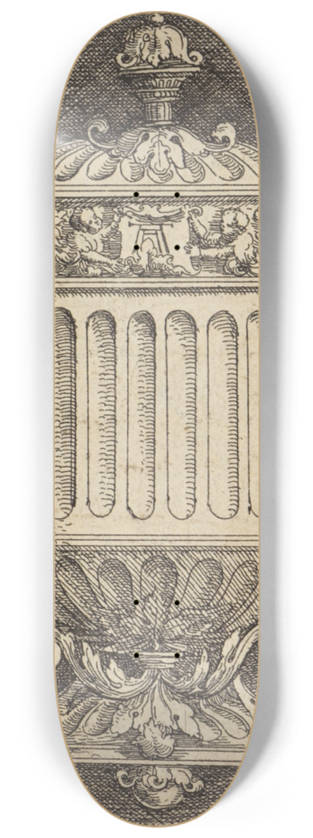 Albrecht Altdorfer - Pokal, auf drei Kugelfssen stehend 8.25 inch art skate deck